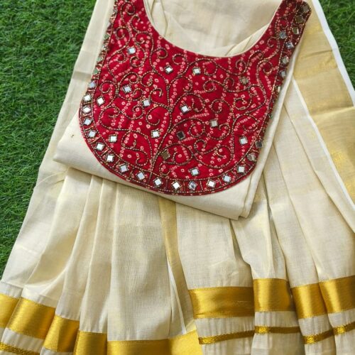 Golden Tissue Salwar Set