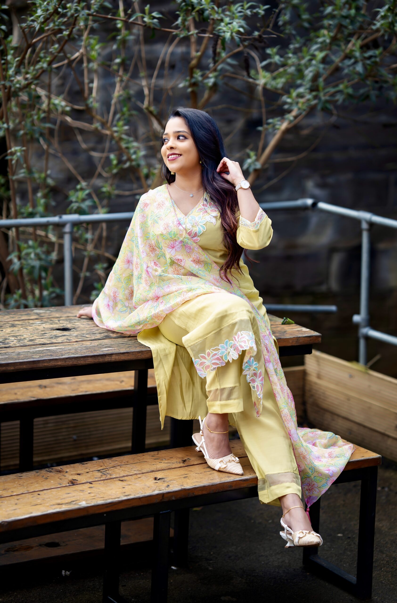 Viscose Chanderi Set