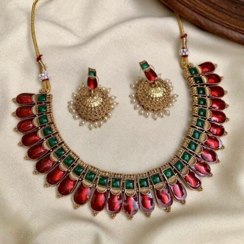 Premium Quality Enamel Pallakka Necklace