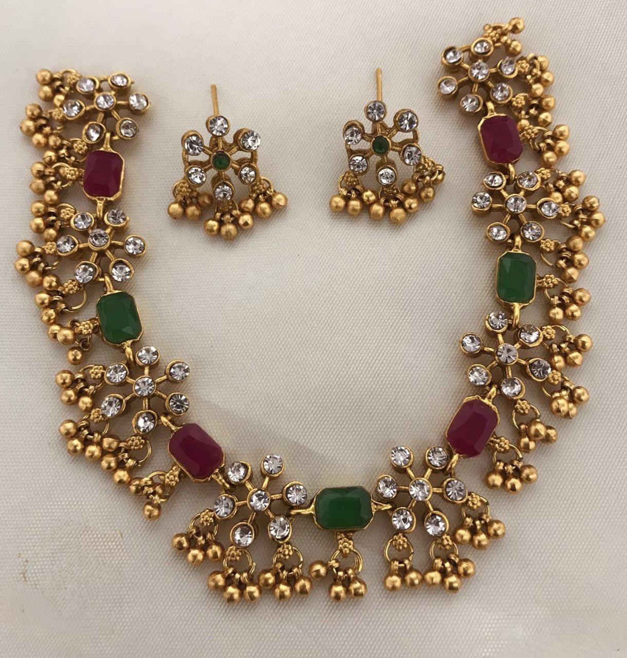 Flower AD Necklace