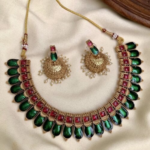 Premium Quality Enamel Pallakka Necklace