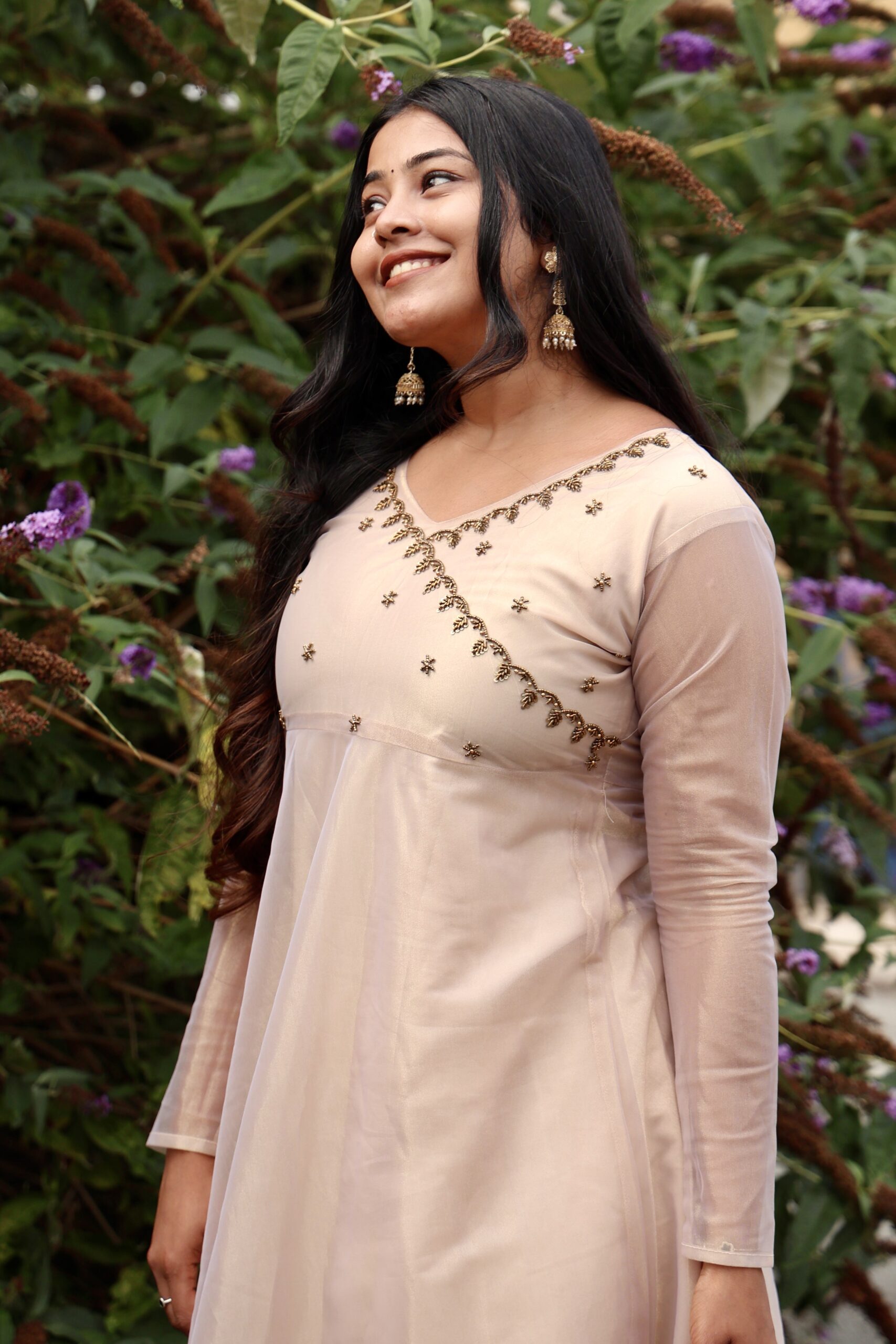 Designer Kurti with Intricate Handwork: