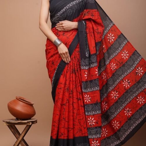 Cotton MulMul Saree