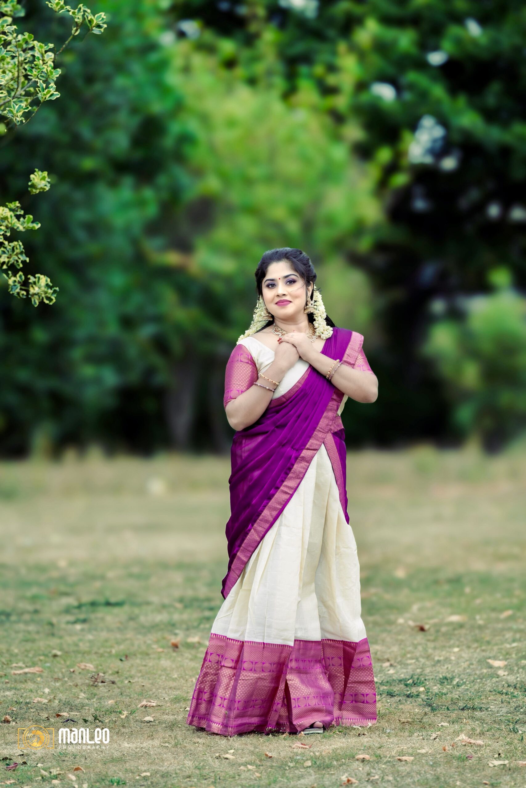 Silk Dhavani - Magenta