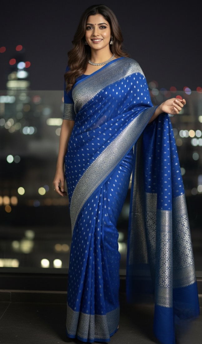 Banarasi Katan Georgette Saree