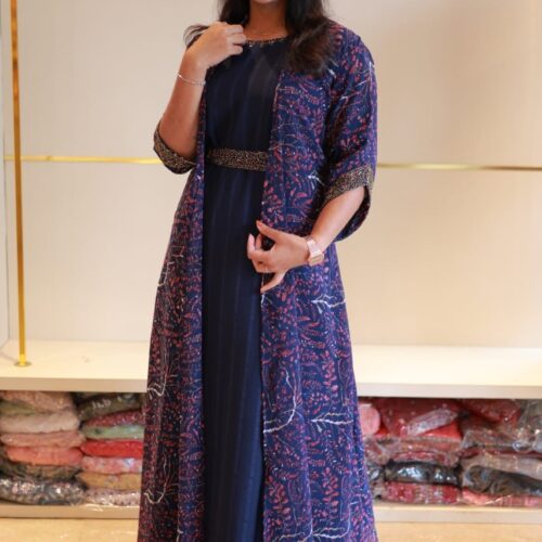 Handworked Shrug and Aline top