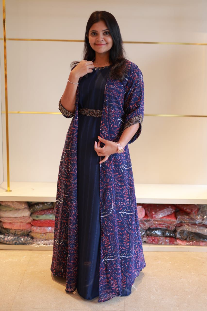 Handworked Shrug and Aline top