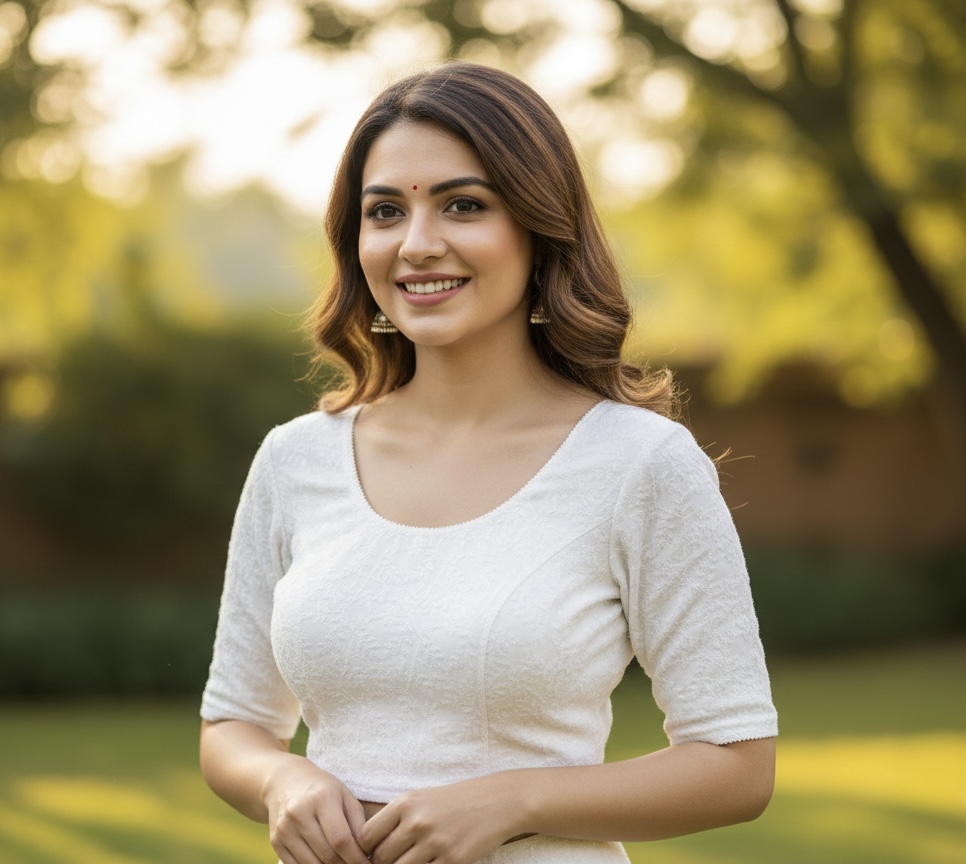 Stretchable Blouse - White