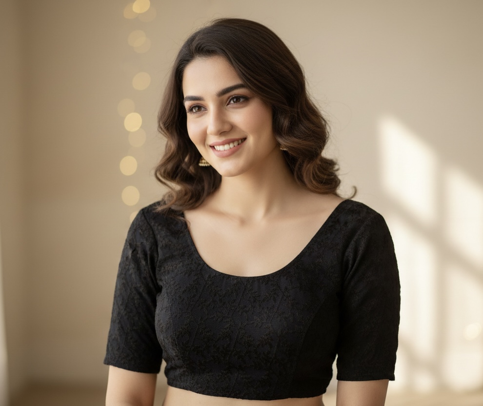 Stretchable Blouse - Black