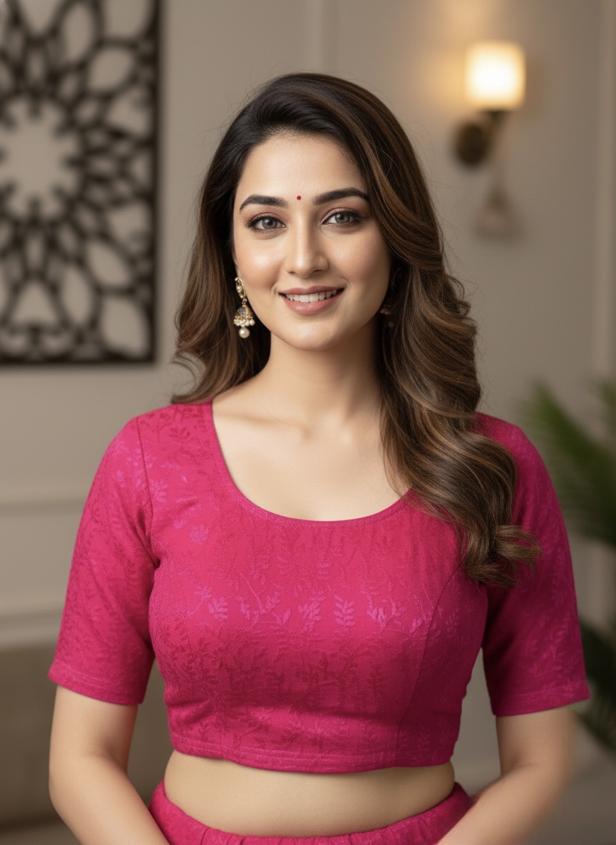 Stretchable Blouse - Pink