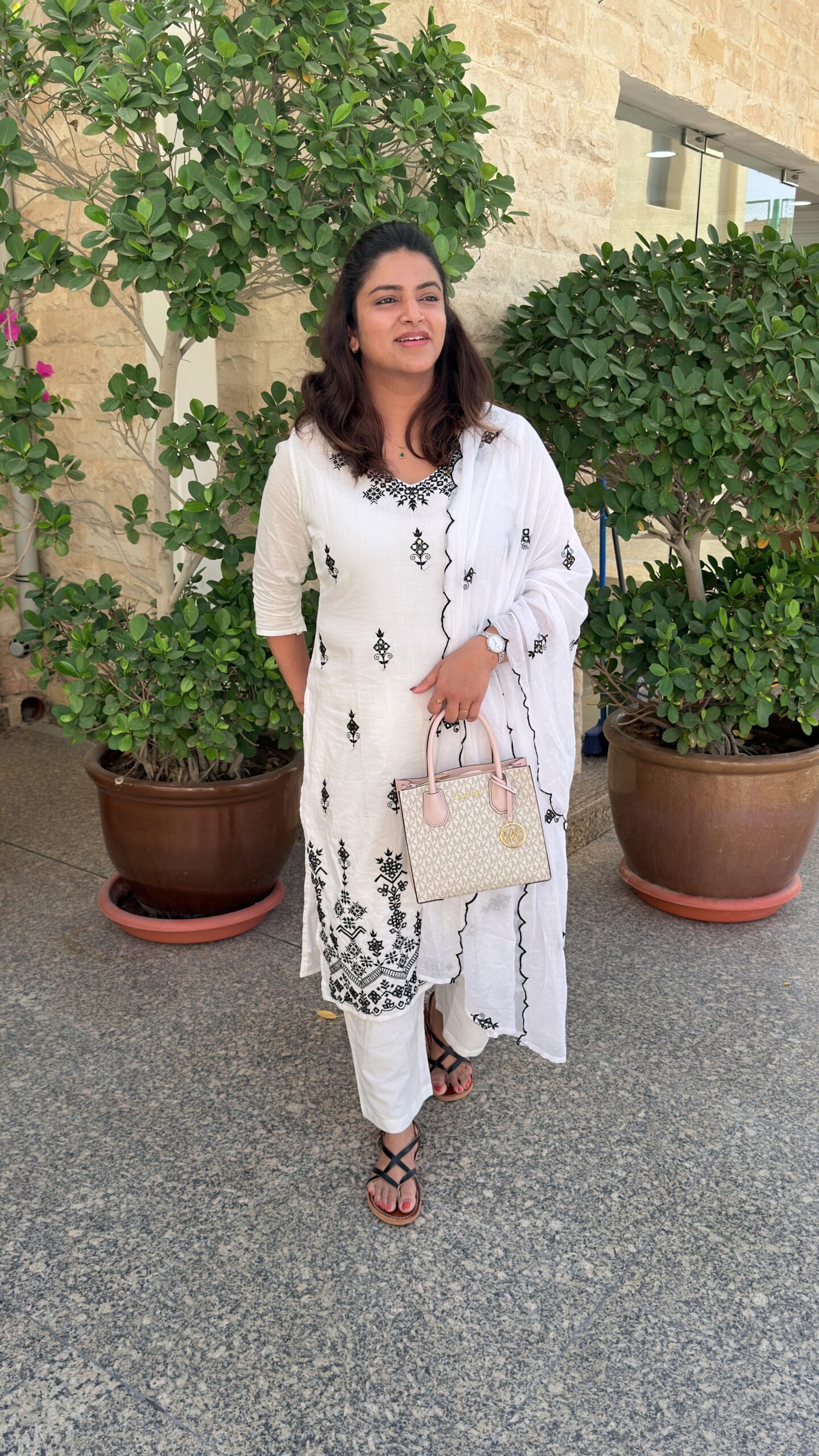 Mul Cotton Embroidery Work Salwar Set