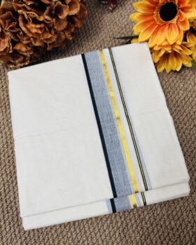 Cotton Mundu - Black