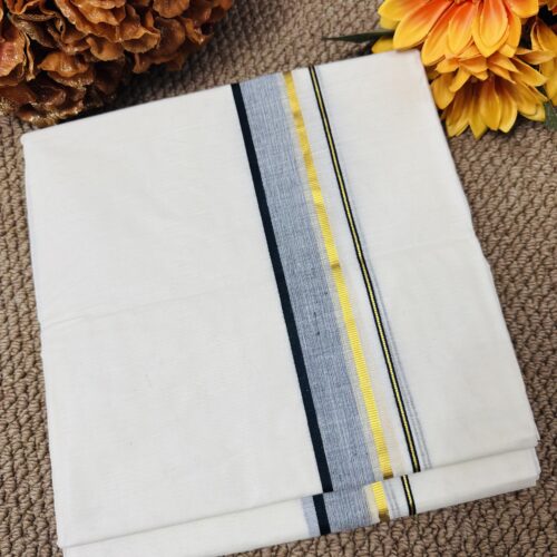 Cotton Mundu - Black