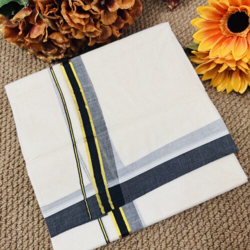 Cotton Mundu - Black