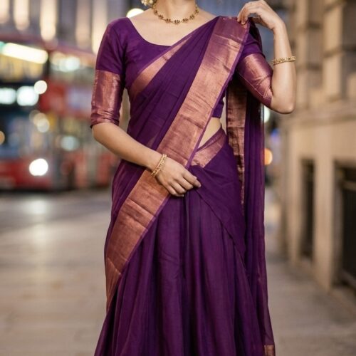Georgette Dhavani - Purple