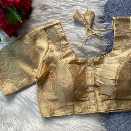 Brocade Blouse - Golden