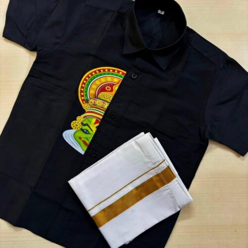 Boys Shirt  & Mundu - Age 15 years